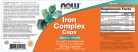 Now Foods Komplex Vas kapszula - Iron Complex Caps 100 Veg Kapszula