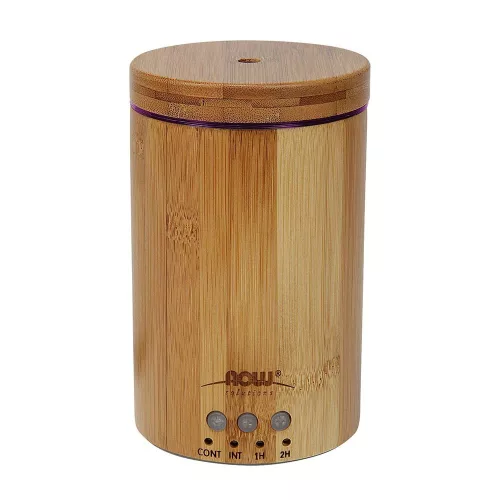 Now Foods Ultrahangos Illóolaj Párologtató Bambuszból - Ultrasonic Real Bamboo Essential Oil Diffuser