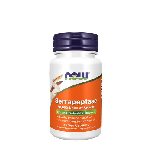 Now Foods Szerrapeptáz 60,000 SU 60 Veg Kapszula