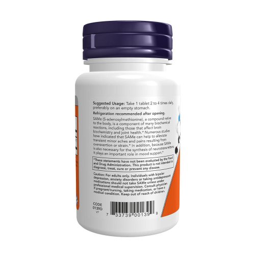 Now Foods SAMe 400 mg 30 Tabletta