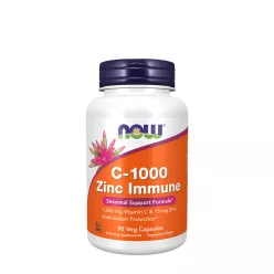 Now Foods C-1000 Zinc Immune - Immunvédelem 90 Veg Kapszula
