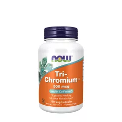  Now Foods Tri-Chromium™ with Cinnamon – Króm 500 mcg  Fahéj kivonattal 180 Kapszula