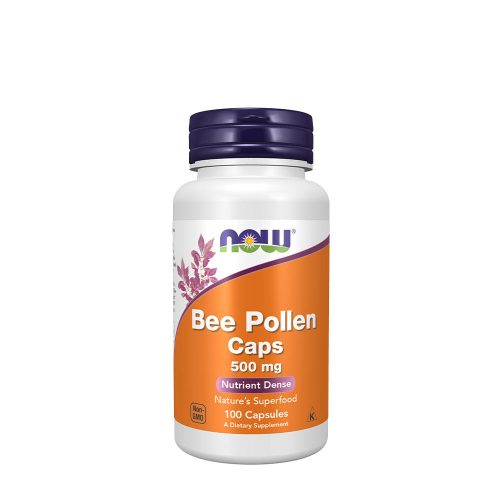 Now Foods Bee Pollen 500 mg - Méhpollen 100 Kapszula