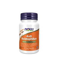   Now Foods 4x6 Acidophilus - Egészséges Bélflóra 60 Veg Kapszula