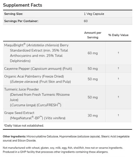 Now Foods Eye Moisturize with MaquiBright® - Szem egészsége 60 Veg Kapszula
