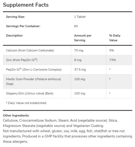 Now Foods Ulcetrol™ - Gyomor egészsége 60 Tabletta