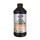 Now Foods Folyékony L-karnitin - L-Carnitine, Triple Strength Liquid 473 ml