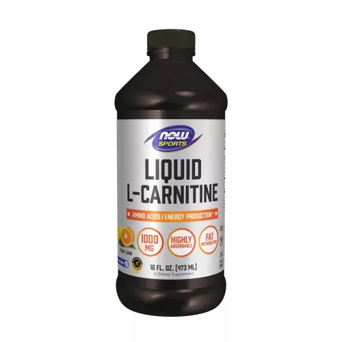 Now Foods Folyékony L-karnitin - L-Carnitine Liquid 1000 mg 473 ml