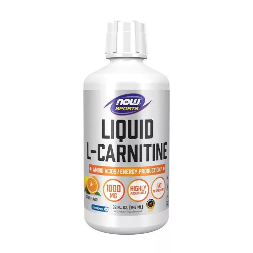 Now Foods Folyékony L-karnitin - L-Carnitine Liquid 1000 mg 946 ml