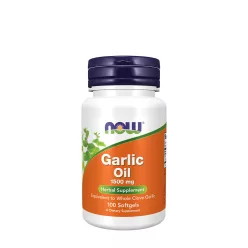   Now Foods Garlic Oil 1500 mg - Fokhagyma Olaj Kapszula 100 Kapszula