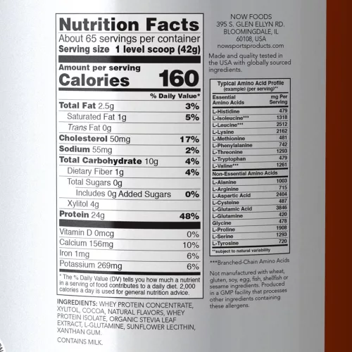 Now Foods Whey Protein - Tejsavófehérje 2722 g