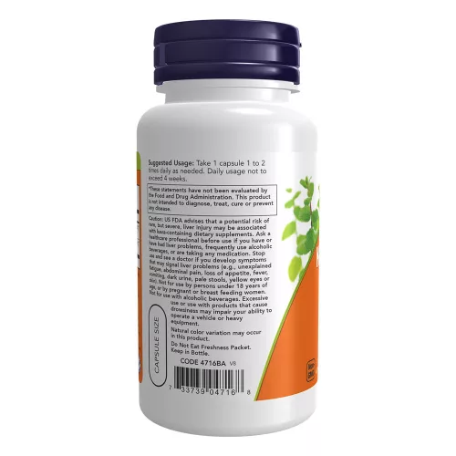 Now Foods Kava Kava 250mg 30% 60 Veg Kapszula