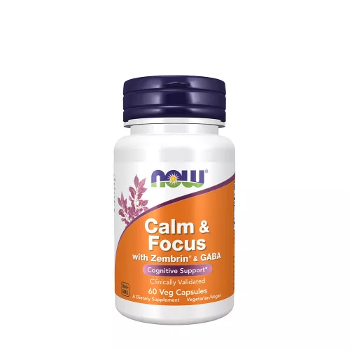 Now Foods Calm & Focus with Zembrin® & GABA 60 Veg Kapszula