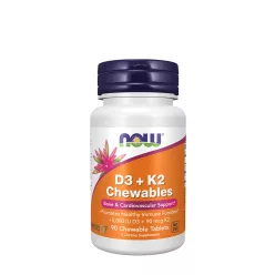 Now Foods D-3 + K-2 (MK-7) 90 Tabletta