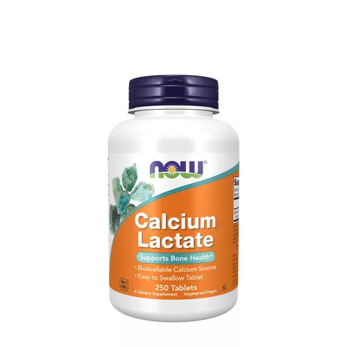 Now Foods Kalcium Laktát - Calcium Lactate 250 Tabletta