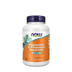   Now Foods Magnézium- és Kálium-Aszpartát - Magnesium & Potassium Aspartate 120 Veg Kapszula