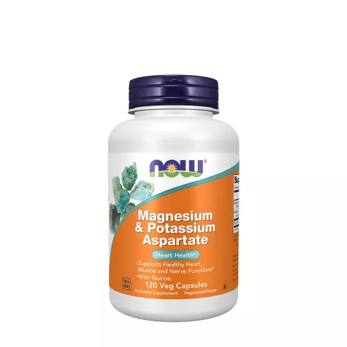 Now Foods Magnézium- és Kálium-Aszpartát - Magnesium & Potassium Aspartate 120 Kapszula