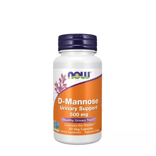 Now Foods D-Mannóz (D-Mannose) Húgyúti Támogatás 500 mg 60 Kapszula
