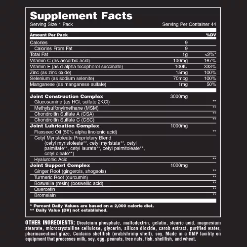 Universal Nutrition Animal Flex - Komplex Ízületvédő 44 Csomag