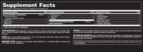 Universal Nutrition Animal Juiced Aminos - Aminosav Mátrix por 368 g