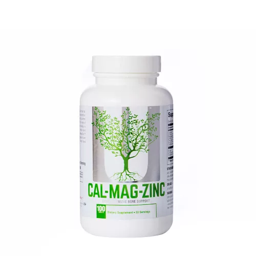 Universal Nutrition Cal-Mag-Zinc - Kalcium, Cink és Magnézium Átfogó Csonterősítő 100 Tabletta