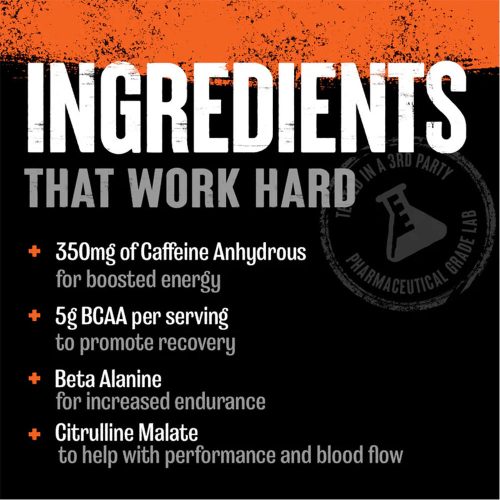 Universal Nutrition Animal Fury - Edzés Előtti Teljesítményfokozó 480 g