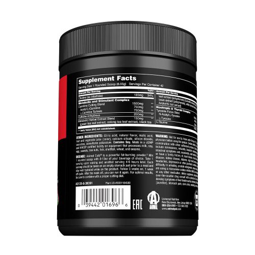 Universal Nutrition Animal Cuts Powder - Komplex Zsírégető Por 248 g