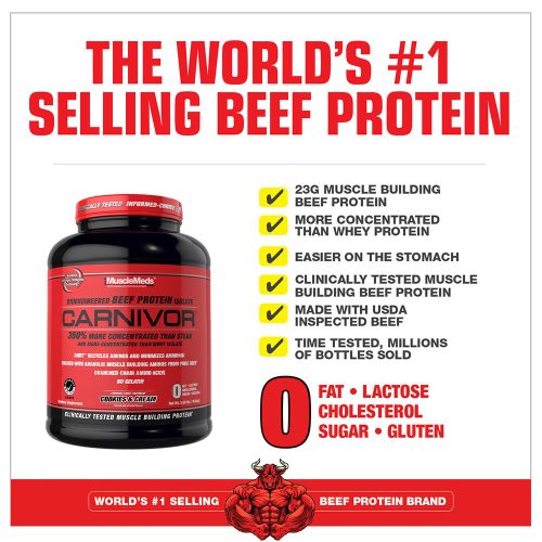 MuscleMeds Carnivor™ - Hidrolizált Marhafehérje 56 Adag 1624 g