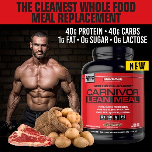 MuscleMeds Étkezés Helyettesítő Marhahúsfehérjével - Carnivor Lean Meal 30 Adag 1910 g