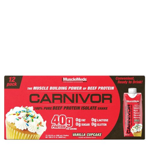 MuscleMeds Carnivor RTD - Marhafehérje Shake 12X500 ml