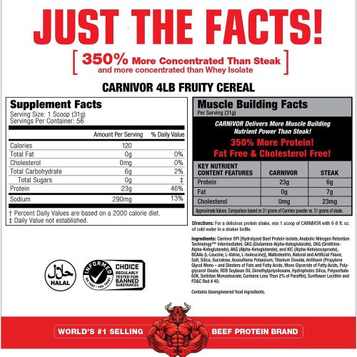 MuscleMeds Carnivor™ - Hidrolizált Marhafehérje 56 Adag 1624 g