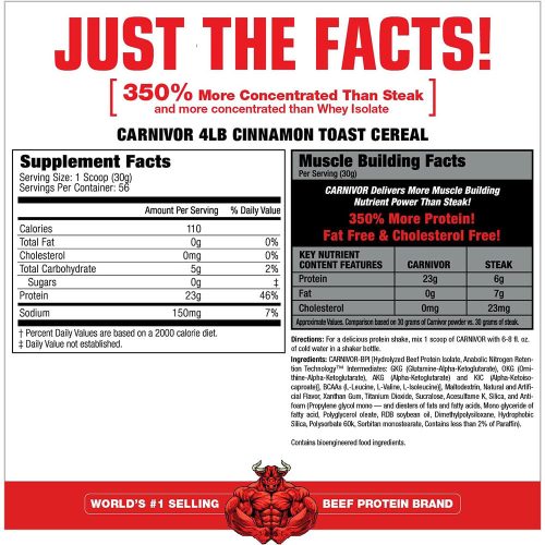 MuscleMeds Carnivor™ - Hidrolizált Marhafehérje 56 Adag 1620 g