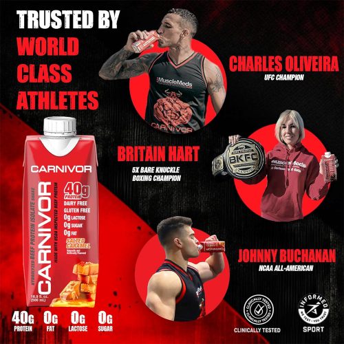 MuscleMeds Carnivor RTD - Marhafehérje Shake 12x500 ml