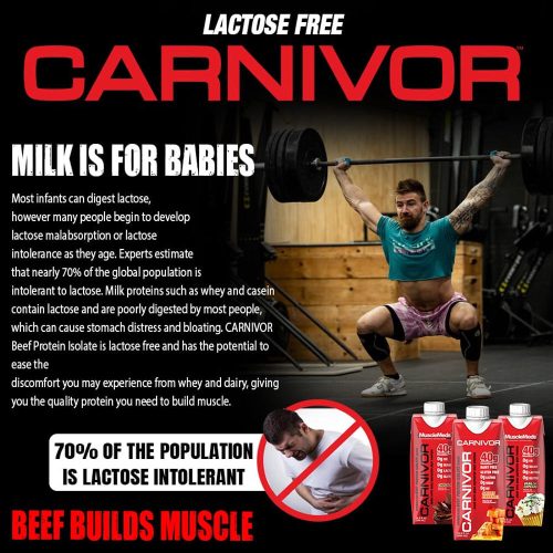 MuscleMeds Carnivor RTD - Marhafehérje Shake 12x500 ml