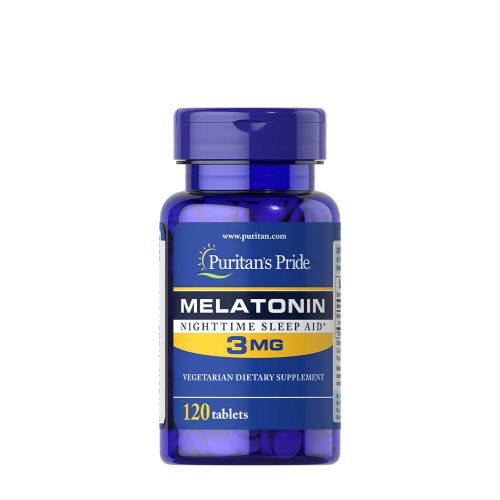Puritan's Pride Melatonin 3 mg - Alvás Támogató Vitamin 120 Tabletta
