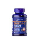 Puritan's Pride Omega-3 Halolaj 1360 mg 90 Lágykapszula