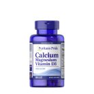Puritan's Pride Kalcium, Magnézium és D-vitamin 120 Kapszula