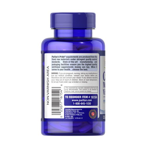 Puritan's Pride Kalcium, Magnézium és D-vitamin 120 Kapszula