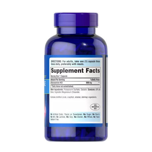 Puritan's Pride Glucosamine HCl 680 mg - Glükózamin-hidroklorid 240 Kapszula