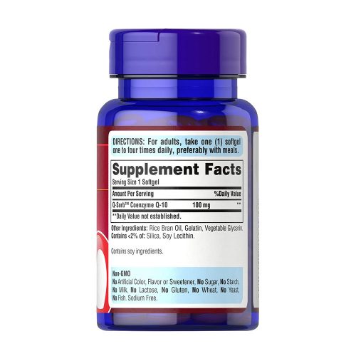 Puritan's Pride CO Q-10 Koenzim 100 mg 120 Lágykapszula