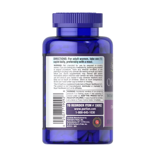 Puritan's Pride Női Multivitamin 100 Kapszula