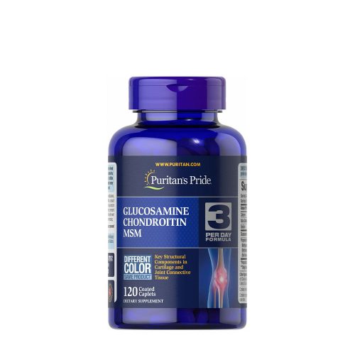 Puritan's Pride Glükozamin, Kondroitin És MSM 120 Kapszula