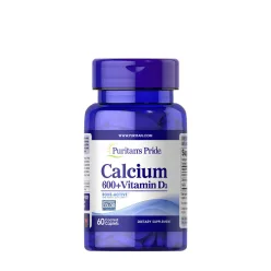 Puritan's Pride Kalcium 600+D3-vitamin 60 Kapszula