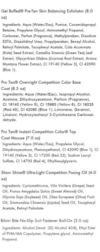 Pro Tan PRO TAN® Female/Bikini Kit - Női Bikini Verseny Készlet 