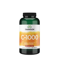   Swanson Vitamin C with Rose Hips - C-Vitamin Csipkebogyóval 250 Kapszula