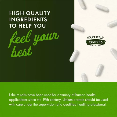Swanson Hangulatjavító kapszula - Lithium Orotate 60 Veg Kapszula