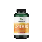 Swanson Vitamin C with Rose Hips - C-Vitamin Csipkebogyóval 90 Kapszula