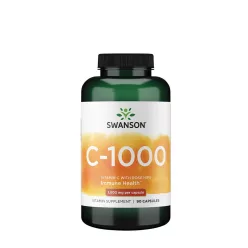   Swanson Vitamin C with Rose Hips - C-Vitamin Csipkebogyóval 90 Kapszula