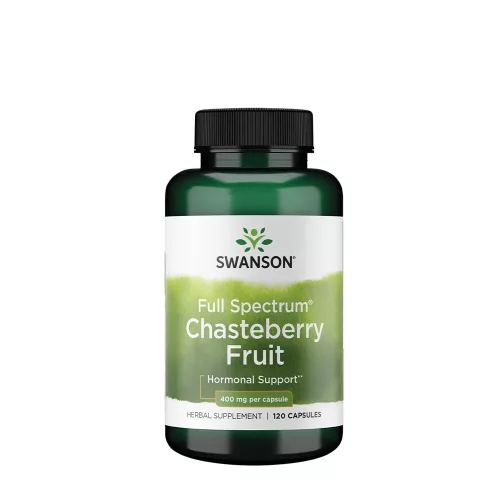 Swanson Full Spectrum Chasteberry Fruit - Barátcserje 400 mg 120 Kapszula