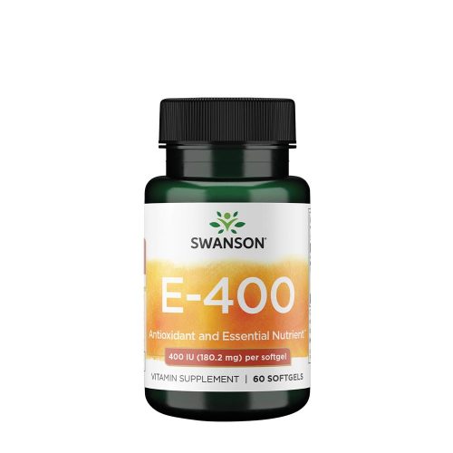Swanson E-400 400 IU 60 Lágykapszula